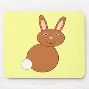 felz pascoa Bunny Mousepad