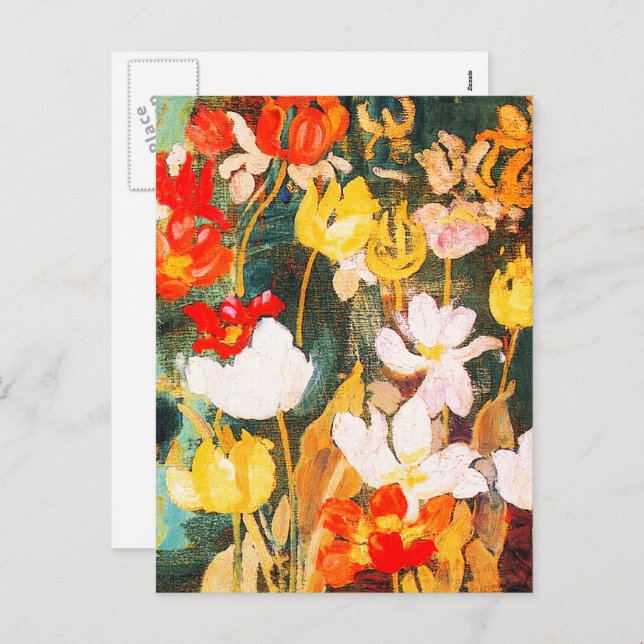 Felz pascoa. Cartões postais de arte (Frente/Verso)