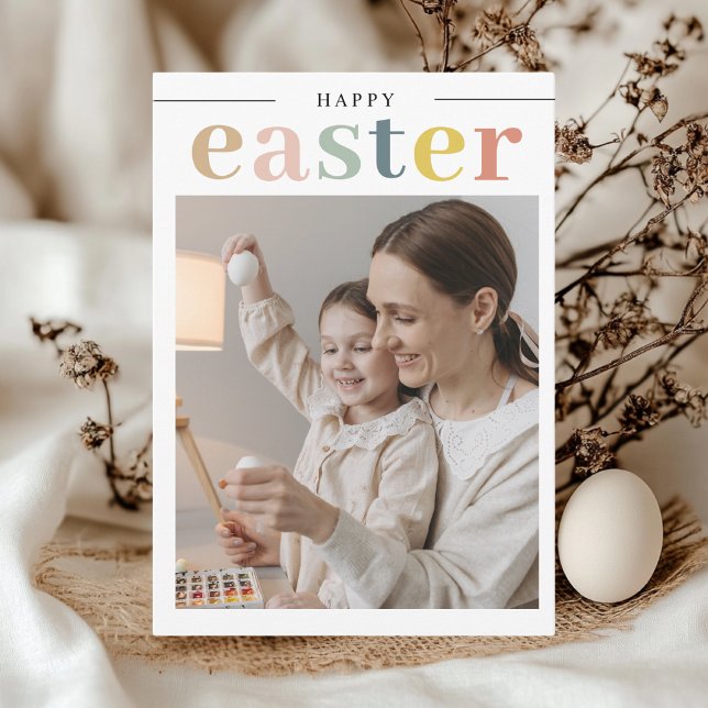 Felz pascoa Colorido com Foto (Criador carregado)