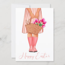 Felz pascoa de Garota Rosa