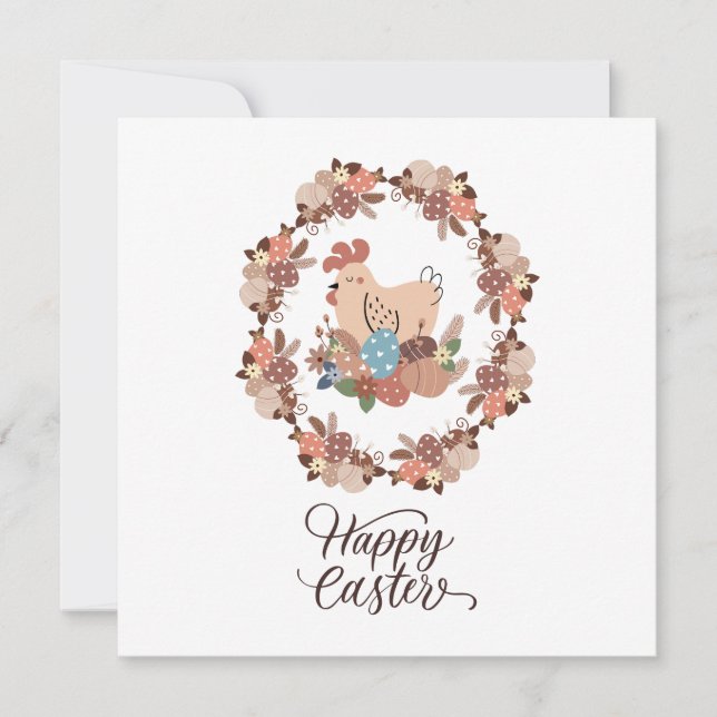 Felz pascoa de Ovos de Caneta e Páscoa (Frente)