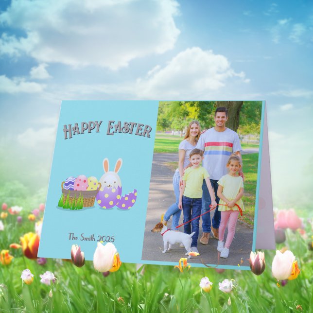 Felz pascoa deseja receber o cartão (Happy Easter Wishes Greeting card)