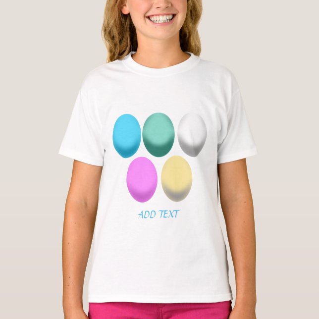 Felz pascoa, Ovos de Páscoa, T-Shirt (Frente)