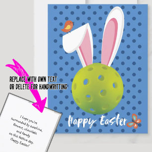 felz pascoa 🐰 para o Pickleballer, azul bonito