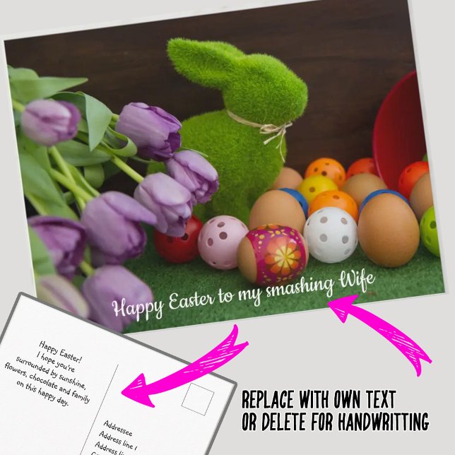 Felz pascoa para o Pickleballer, cartão postal ado (Criador carregado)