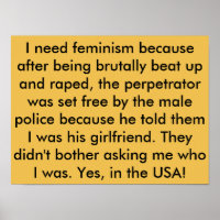 Feminismo - Posters - Crimes Contra Mulheres - ART