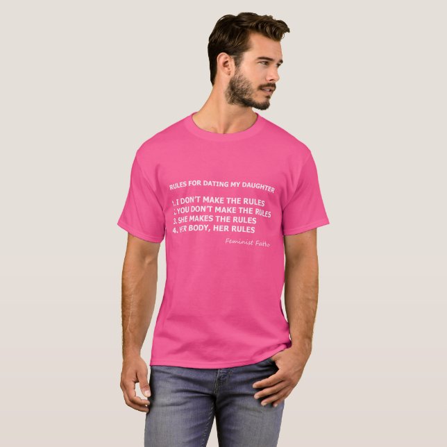 Feminist Father  T-Shirt (Frente Completa)