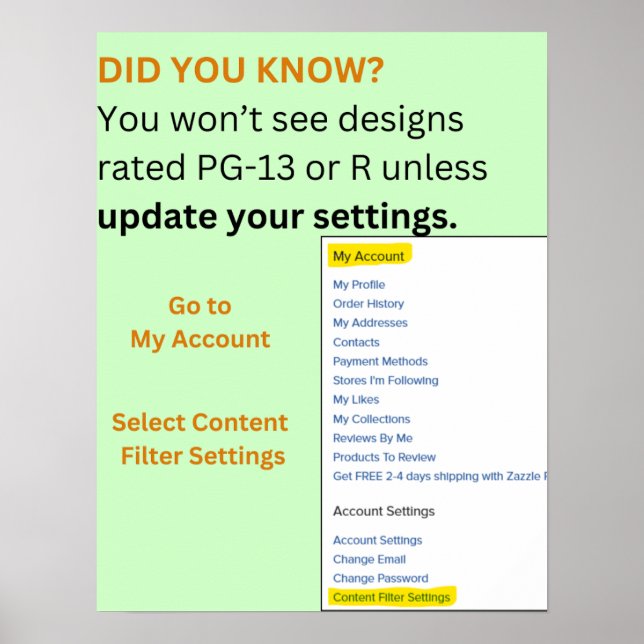 feminista - configurações no Zazzle - poster (Frente)