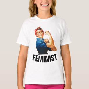 FEMINISTA, Rosie, as t-shirts das raparigas ribeir