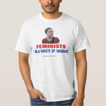 Feministas São Um Desperdício De Camisetas Vaginas