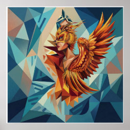 Fênix Ascendente – Poster de Arte Moderna