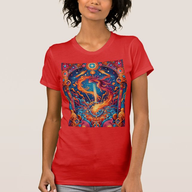 Fênix Sunfire Unisex T-Shirt (Frente)