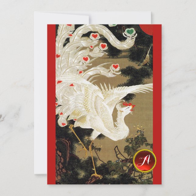 FÊNIX Voadora do Amor,Penugem,Carta de Convite de  (Frente)