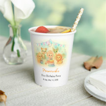 Fera Um Safari Fun Jungle Aniversário de Menino de