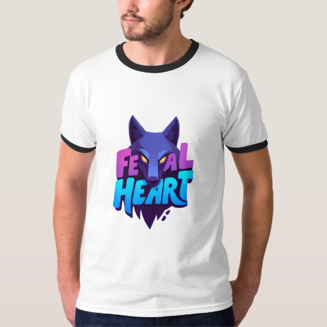 “Feral Heart” Men's T-shirt (Frente)