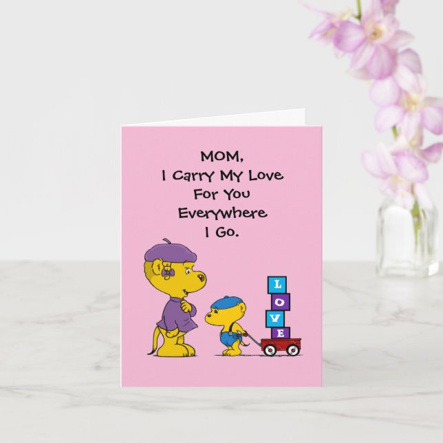 Ferald | Cartão de saudação do Dia de as mães (Orquídea)