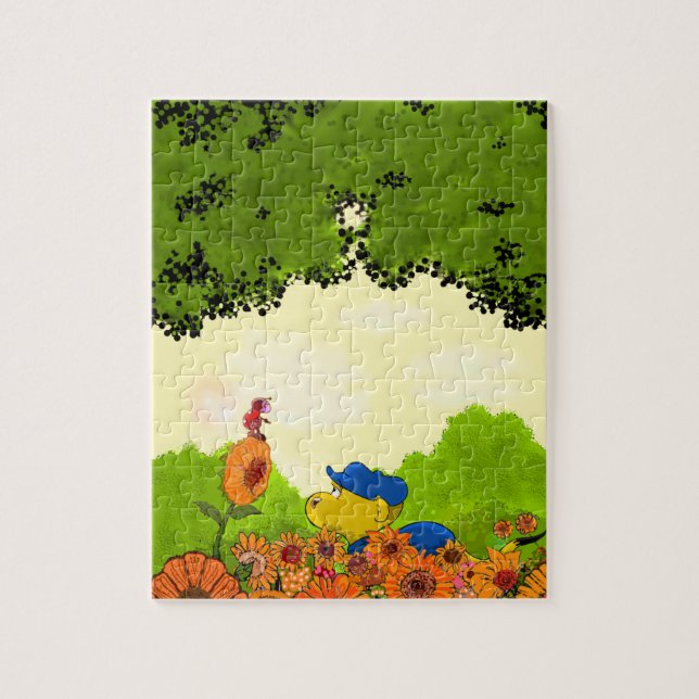 Ferald e Mizz Ladybug Quebra-cabeça (Vertical)