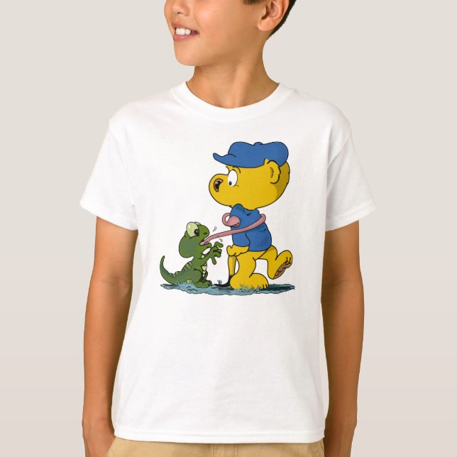 Ferald e o Baby Lizard T-shirts (Frente)