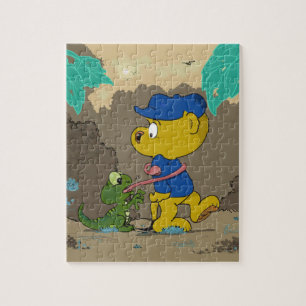 Ferald e o Quebra-cabeça do Baby Lizard Jigsen