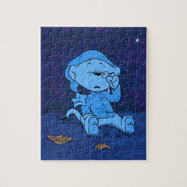 Ferald Feeling Blue Jigsera Quebra-cabeça (Vertical)