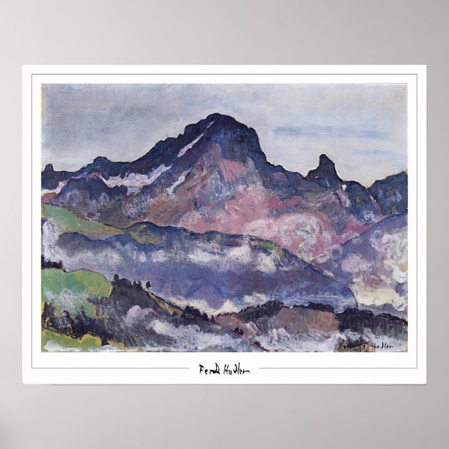 Ferdinand Hodler Zedign Art Poster nº 185 (Frente)