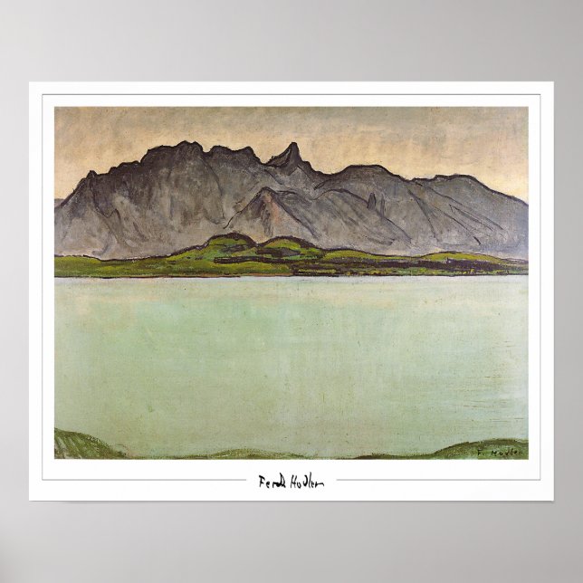 Ferdinand Hodler Zedign Art Poster nº 248 (Frente)