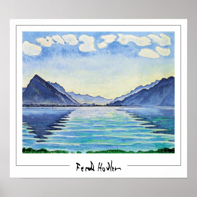 Ferdinand Hodler Zedign Art Poster nº 62 (Frente)