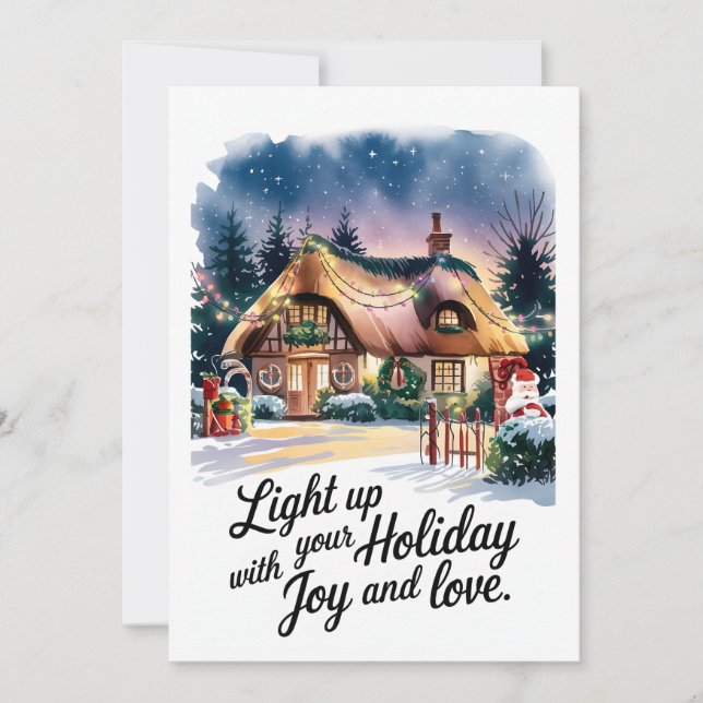 Feriado - Cartão de Natal (Frente)