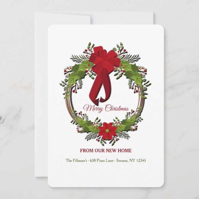 Feriado com Anúncio de mudança de feriado de Arco  (Frente)