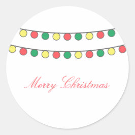 Feriado Corda de luzes adesivos