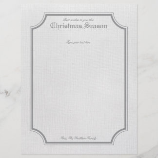 Feriado da cinza/Papel de carta da Carta de Natal