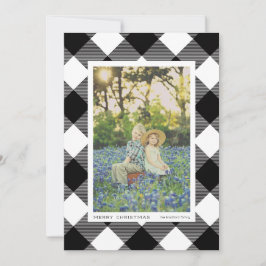 Feriado de Foto de Verificação de Buffalo Branco e