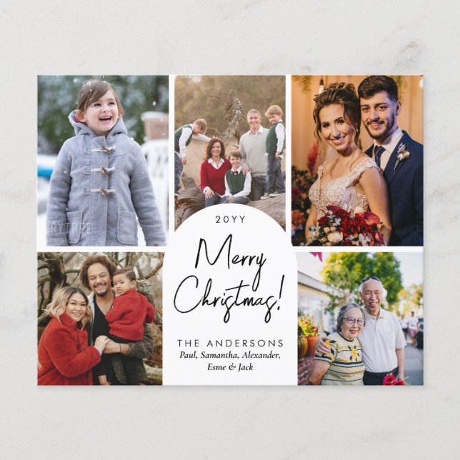 Feriado de Fotografia da Família de Arch 5 Merry C (Frente)