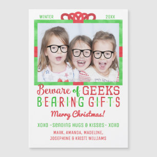 Feriado de Geeks engraçados da família natalícia