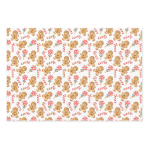 Feriado de Gingercake Man Candy Cane Lollipop