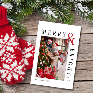 Feriado de Script Moderno do Cartões de foto de Na