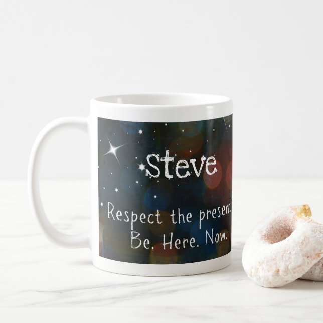 Feriado ou escritório atual - caneca personalizada (Com Donut)