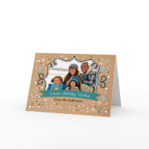 Feriado Quente Deseja. Cartões de foto de Natal