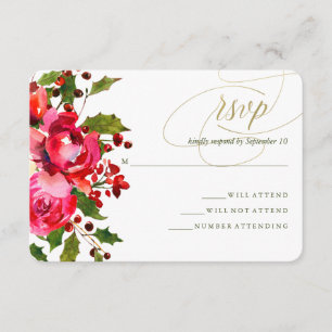 Feriado RSVP Wedding floral
