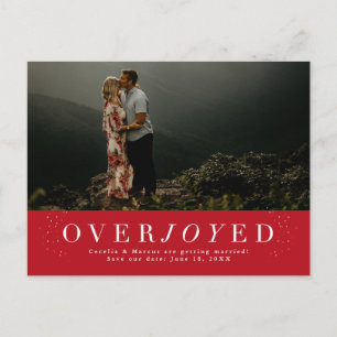 Feriado salve a data do cartão postal vermelho