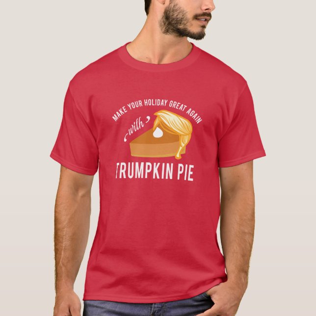 Feriados com o t-shirt da torta de Trumpkin (Frente)