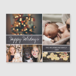 Feriados de Fotos de Colagem da Família Magnética 