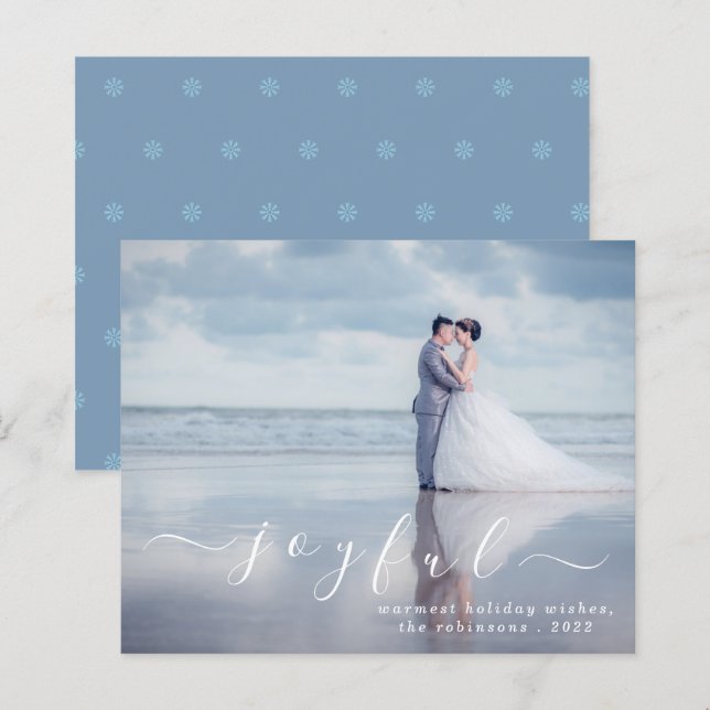 Feriados de Natal Modernos e alegres no Orçamento (Frente/Verso)