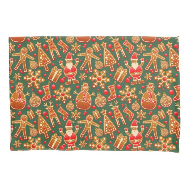 Feriados do Natal Cookie em Verde (Frente)