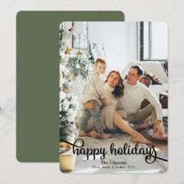 Feriados felizes Cartão de Férias de Natal