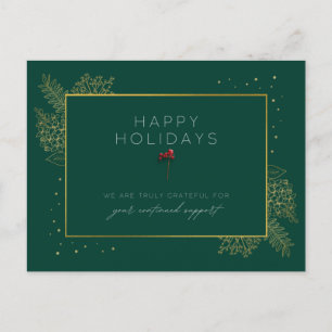 Feriados felizes com a placa de Cartões de natal c