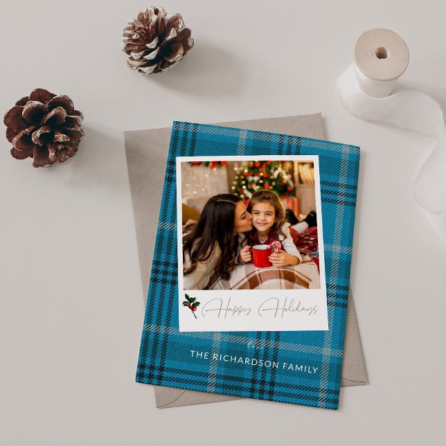 Feriados felizes com fotos instantâneas da Xadrez  (Criador carregado)