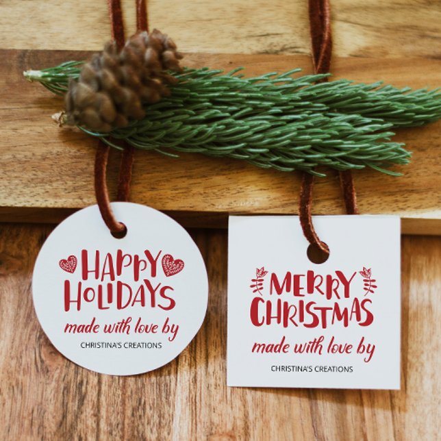 Feriados Felizes Feitos com Etiqueta de Praça do A (Criador carregado)