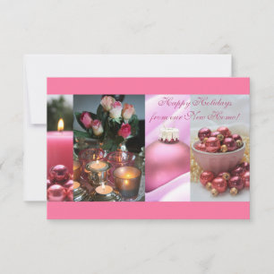 Feriados Felizes - Novo Cartão de Natal de Endereç