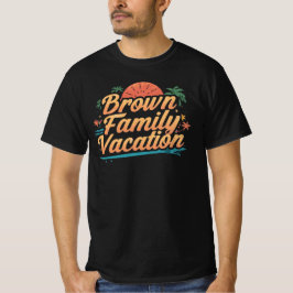Férias da Família Brown Camisa de Viagem Cênica Pe